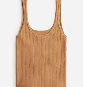 J.Crew Supersculpt Scoopneck Ribbed Tank Size XS